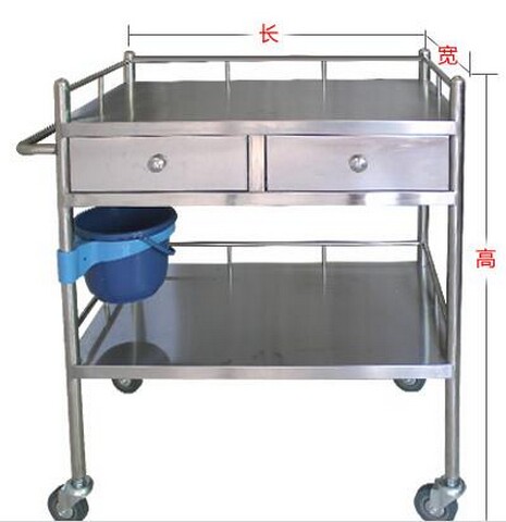 不銹鋼醫用推車